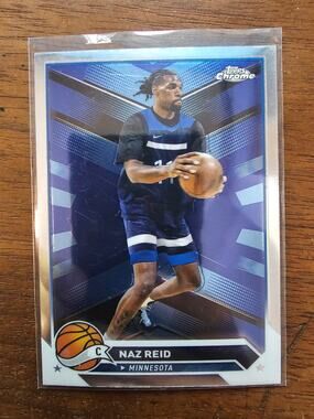 Naz Reid 2024-2025 Topps Chrome #160 - Minnesota Timberwolves - NBA